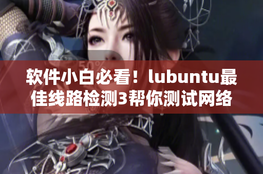 軟件小白必看！lubuntu最佳線路檢測(cè)3幫你測(cè)試網(wǎng)絡(luò)質(zhì)量