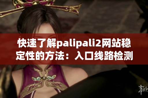 快速了解palipali2網(wǎng)站穩(wěn)定性的方法：入口線路檢測(cè)