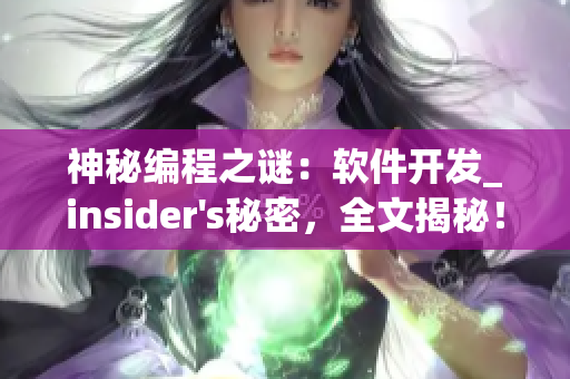 神秘編程之謎：軟件開(kāi)發(fā)_insider's秘密，全文揭秘！