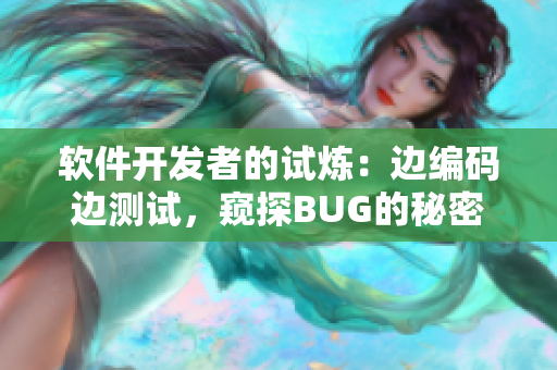 軟件開發(fā)者的試煉：邊編碼邊測(cè)試，窺探BUG的秘密