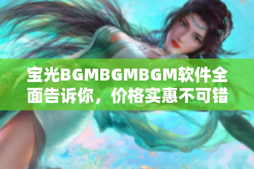 寶光BGMBGMBGM軟件全面告訴你，價(jià)格實(shí)惠不可錯(cuò)過(guò)