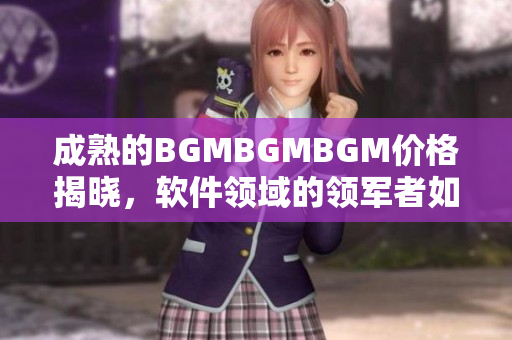 成熟的BGMBGMBGM價(jià)格揭曉，軟件領(lǐng)域的領(lǐng)軍者如何選擇最佳合作伙伴？